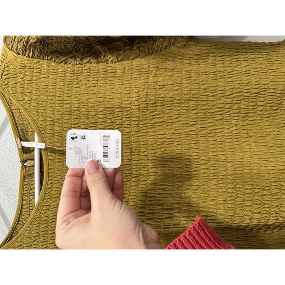 NWT Free People Temperley Jumpsuit, Olive Green, XL - Picture 5 of 8